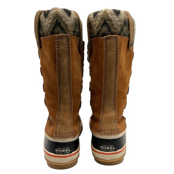 Sorel Joan of Arctic Chevron Knit Lace-Up Waterproof Winter Boots Women’s 6 - Picture 8 of 16
